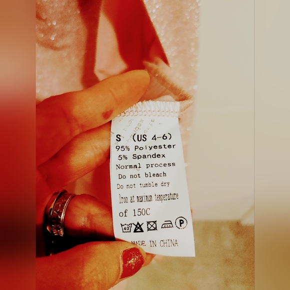 Stunning Pretty in Pink long dress size S - Picture 4 of 4